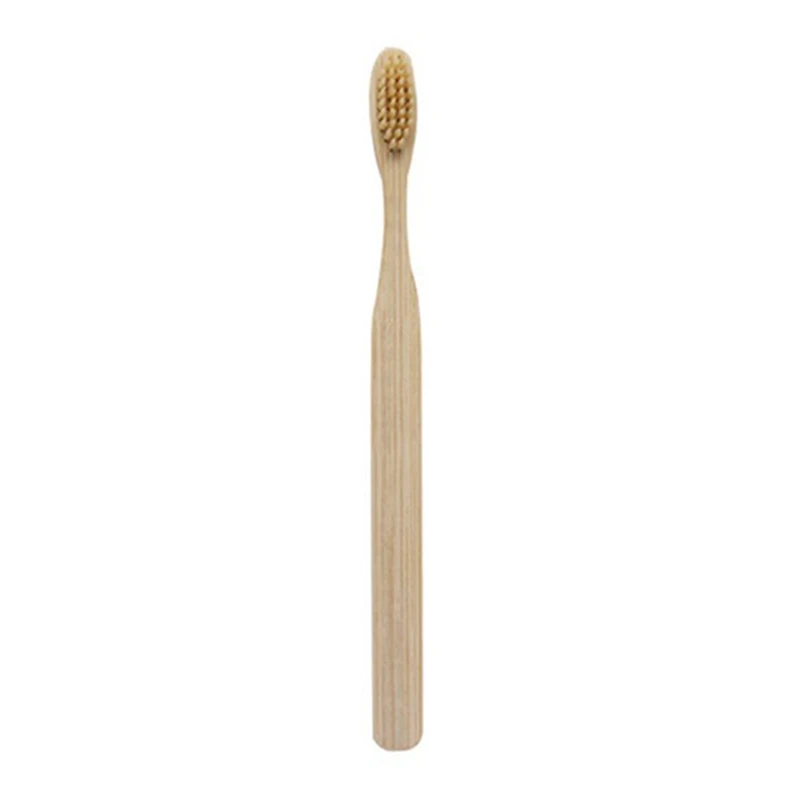 

20Pcs Environmentally Wood Bamboo ToothBrush Bamboo Fibre Wooden Handle Tooth Brush Whitening, 10Pcs Yellow & 10Pcs Transparent