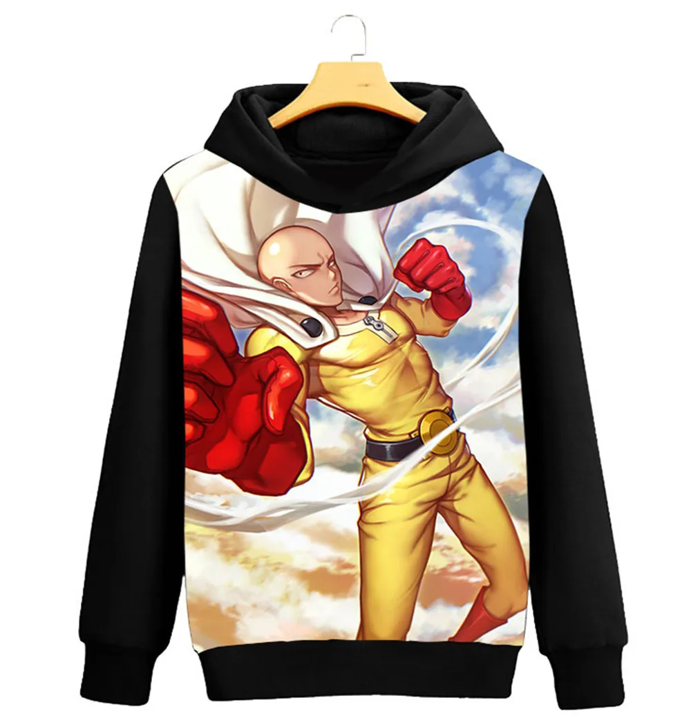 Косплей Аниме One Punch Man Season2 3DSweatshirt Kpop толстовки с капюшоном верхняя одежда Для