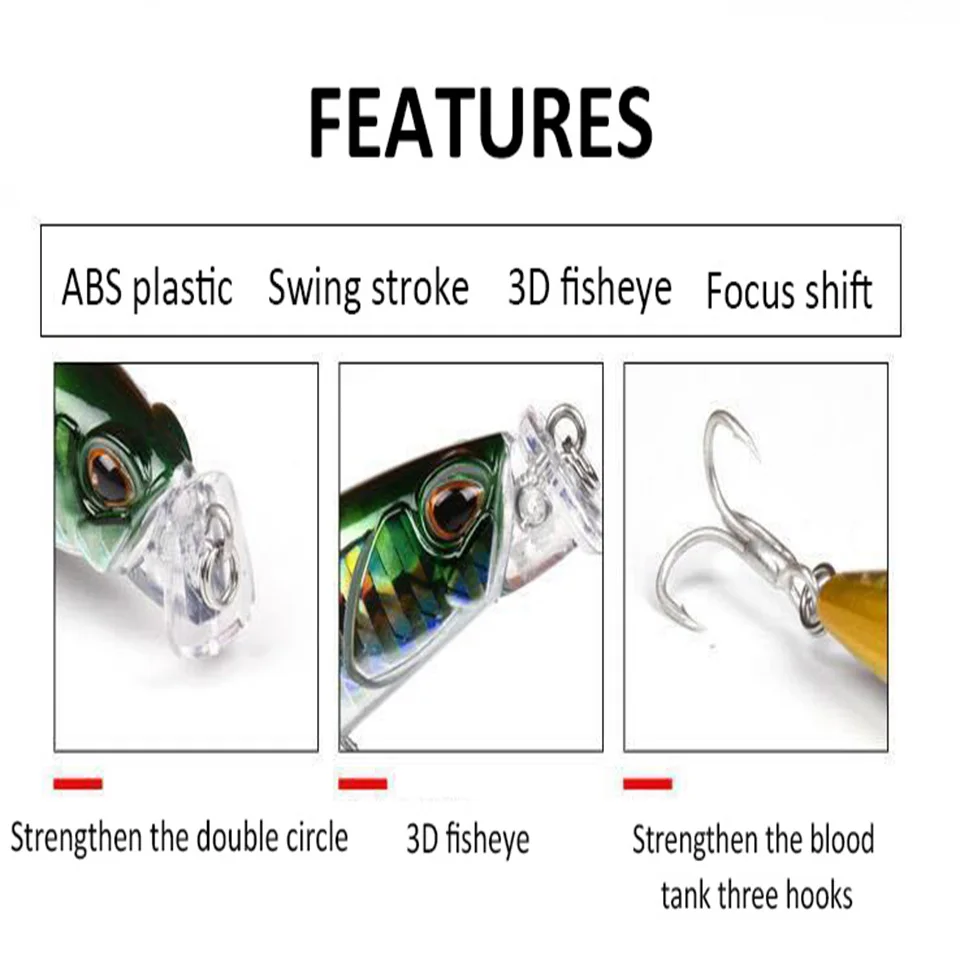 Глубокое погружение приманки для ловли рыбы 10 г/80 мм реалистичные воблеры