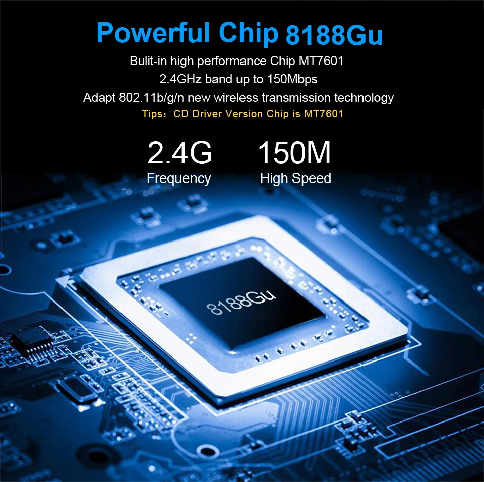 USB Wifi адаптер 150 Мбит/с Antena Wi-Fi USB адаптер MT7601 Wi-Fi Dongle Беспроводная сетевая карта Wi-Fi файл приемник Wifi LAN Ethernet