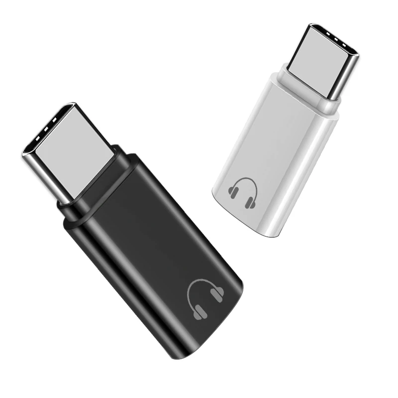 Кабель-переходник со штекером Type-C на гнездо 3 5 мм и разъемом 55 для наушников |