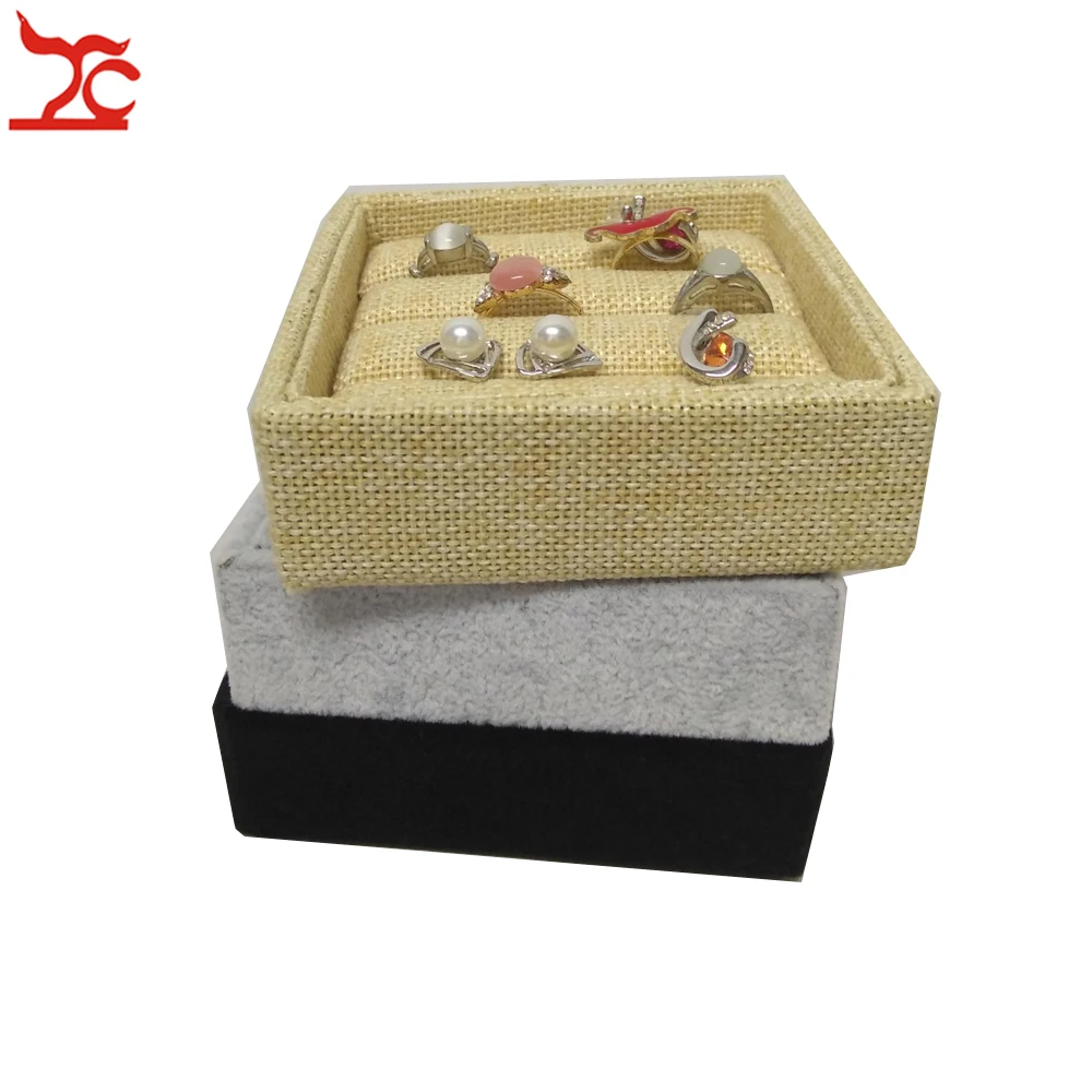 Мини бархатные кольца серьги органайзер шпильки для ушей держатель ювелирных