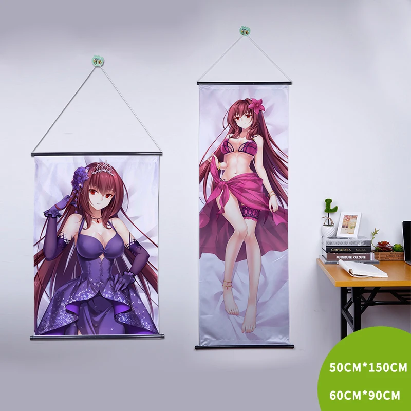 Home Decorative Poster Anime Cartoon Wall Scroll | Дом и сад