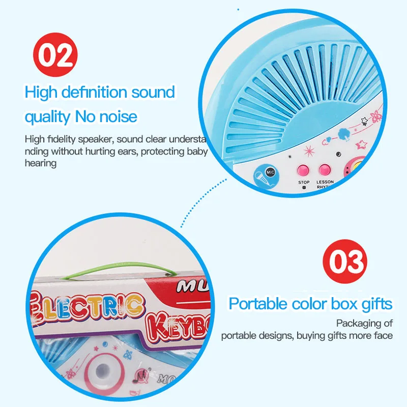 Детский Электронный орган 37 клавиш электрическое пианино музыкальная