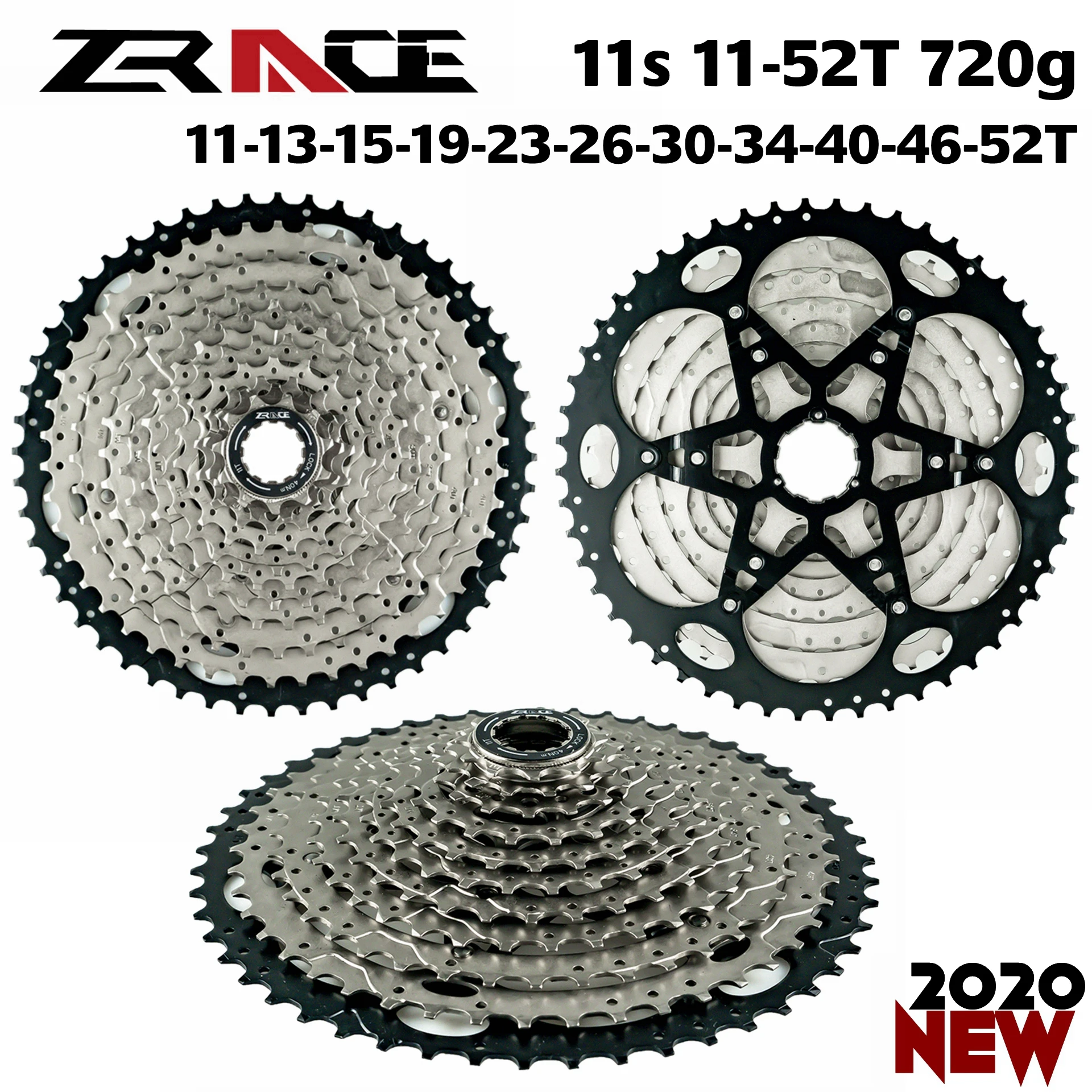 Zracing велосипедная кассета 11 скоростей MTB велосипед freewheel 46T / 50T 52T бесплатный