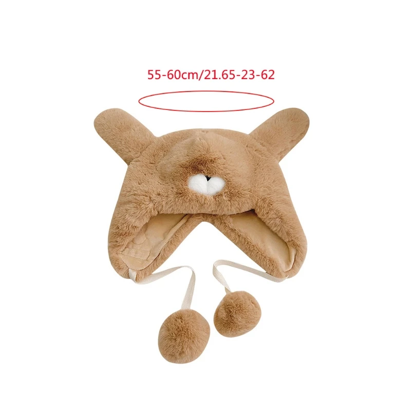 

Free shipping Women Winter Knit Beanie Hat Cute Rabbit Bunny Ears Skull Cap Party Ear Warmer