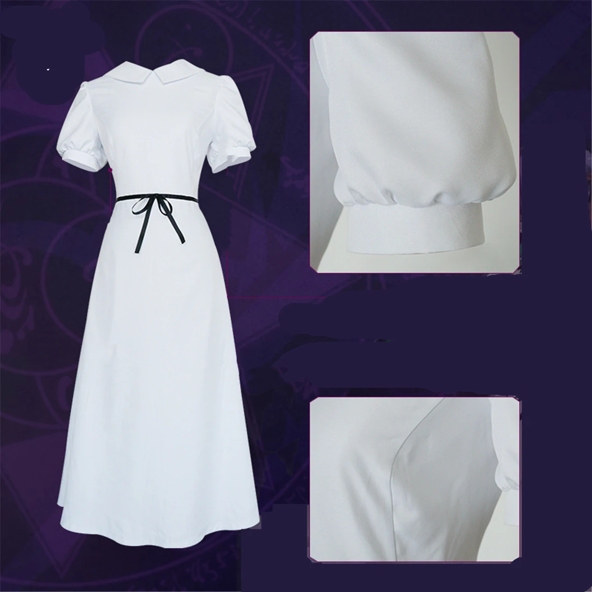 Fate/Stay Night Matou Sakura белое платье карнавальный костюм на Хэллоуин Школьное женское