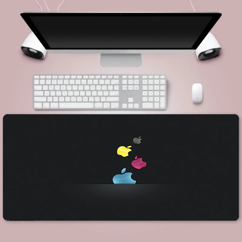 

Apple 80x30cm Rubber Super Large PC Mousepad Gamer Gaming Mouse Pads XL Desk Keyboard Mat for Computer Lapt