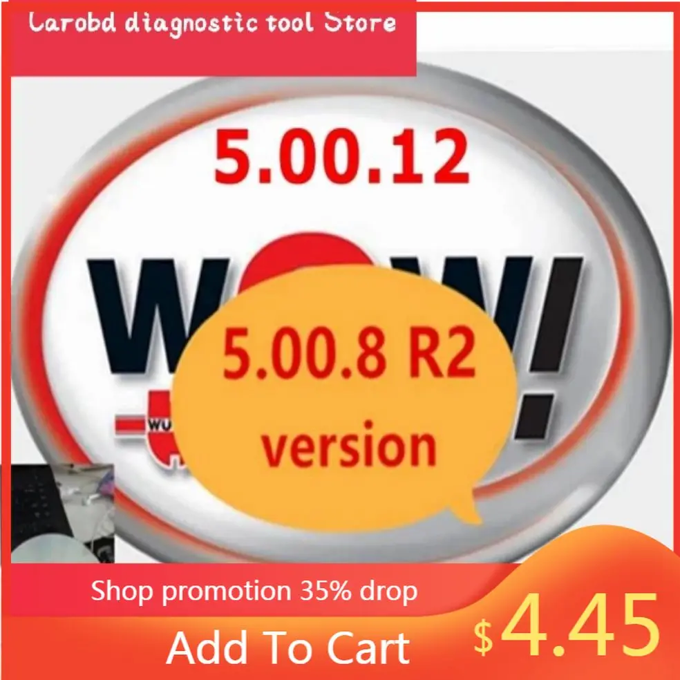 2021 For WOW 5.00.12 Diagnostic Tool Wurth Vd Tcs Pro Delphis DS150E Auto Repair Software Multi-languages French | Автомобили и