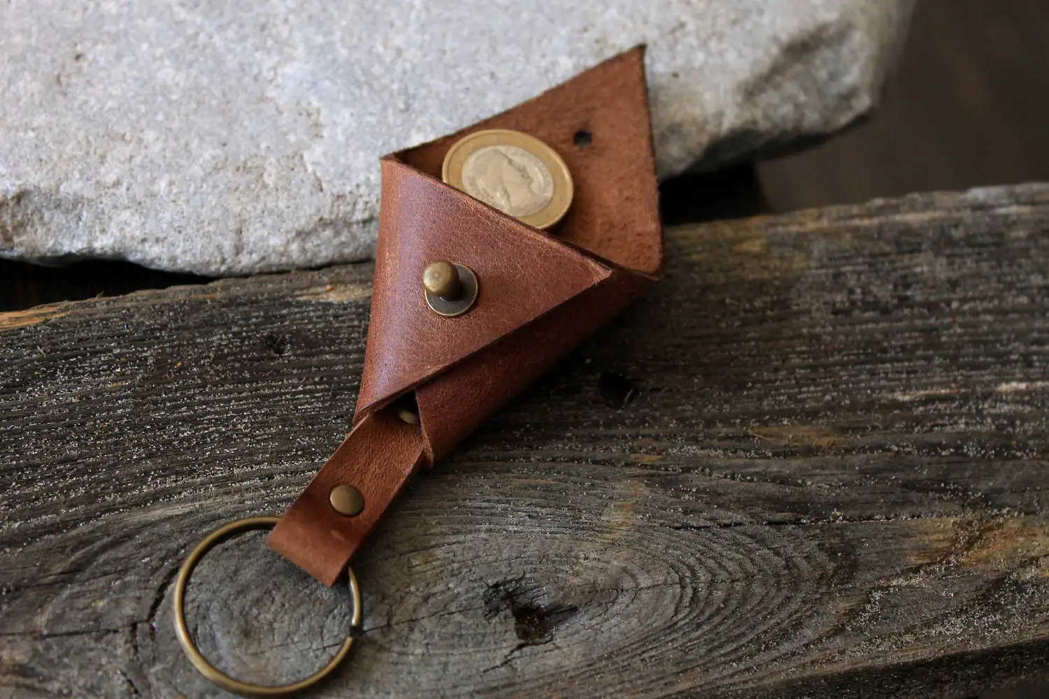 Японское стальное лезвие высечка стальной перфоратор кошелек для монет кольцо