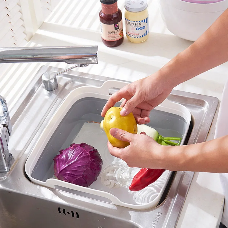 Складной умывальник складная коробка для хранения столовых приборов сливная