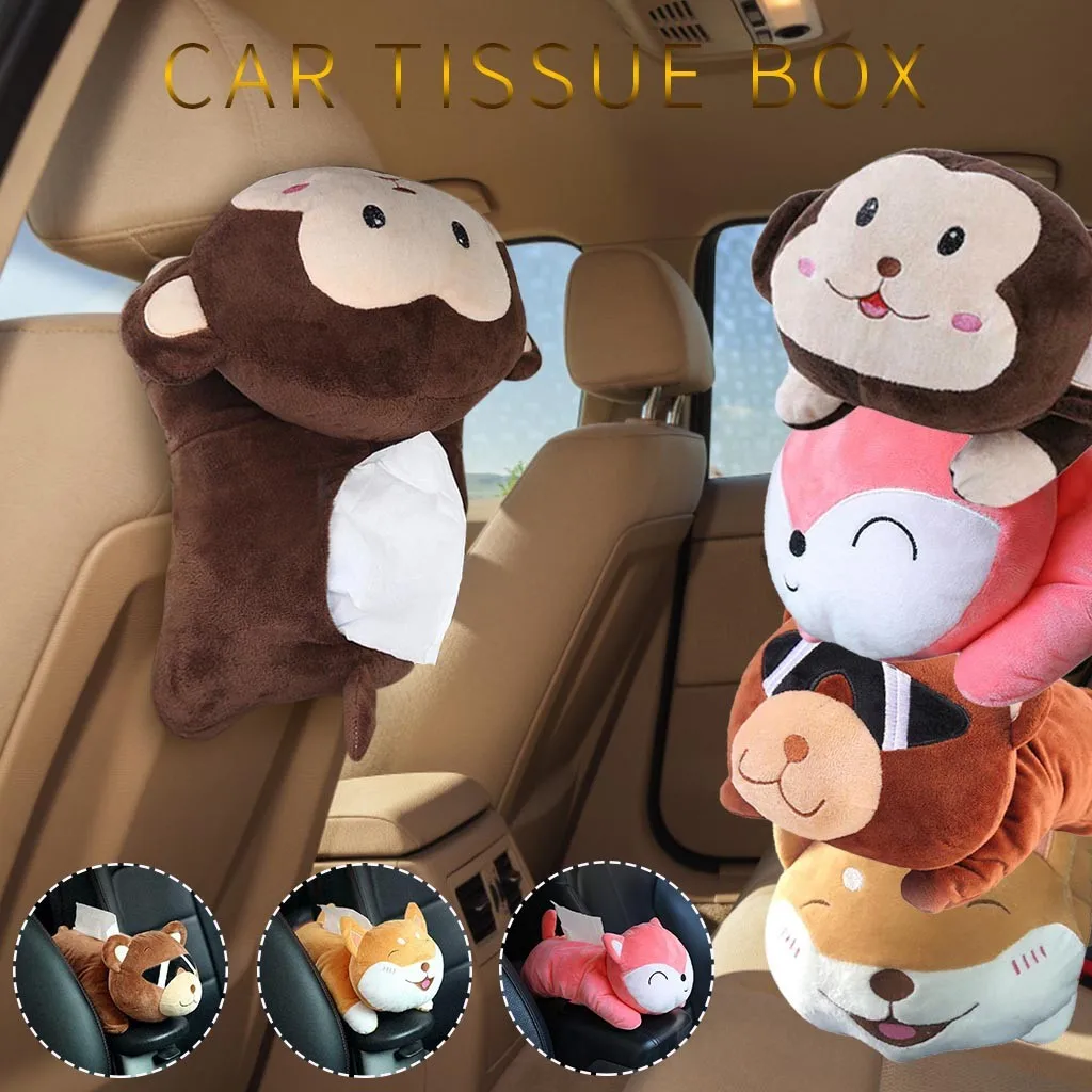 Новинка 2020 коробка для салфеток кукол с милыми животными чехол держатель дома и