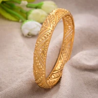 24k dubai can open 1pcslot middle east arab dubai bangle bracelet for women african gold color bresslate jewelry trendy gifts