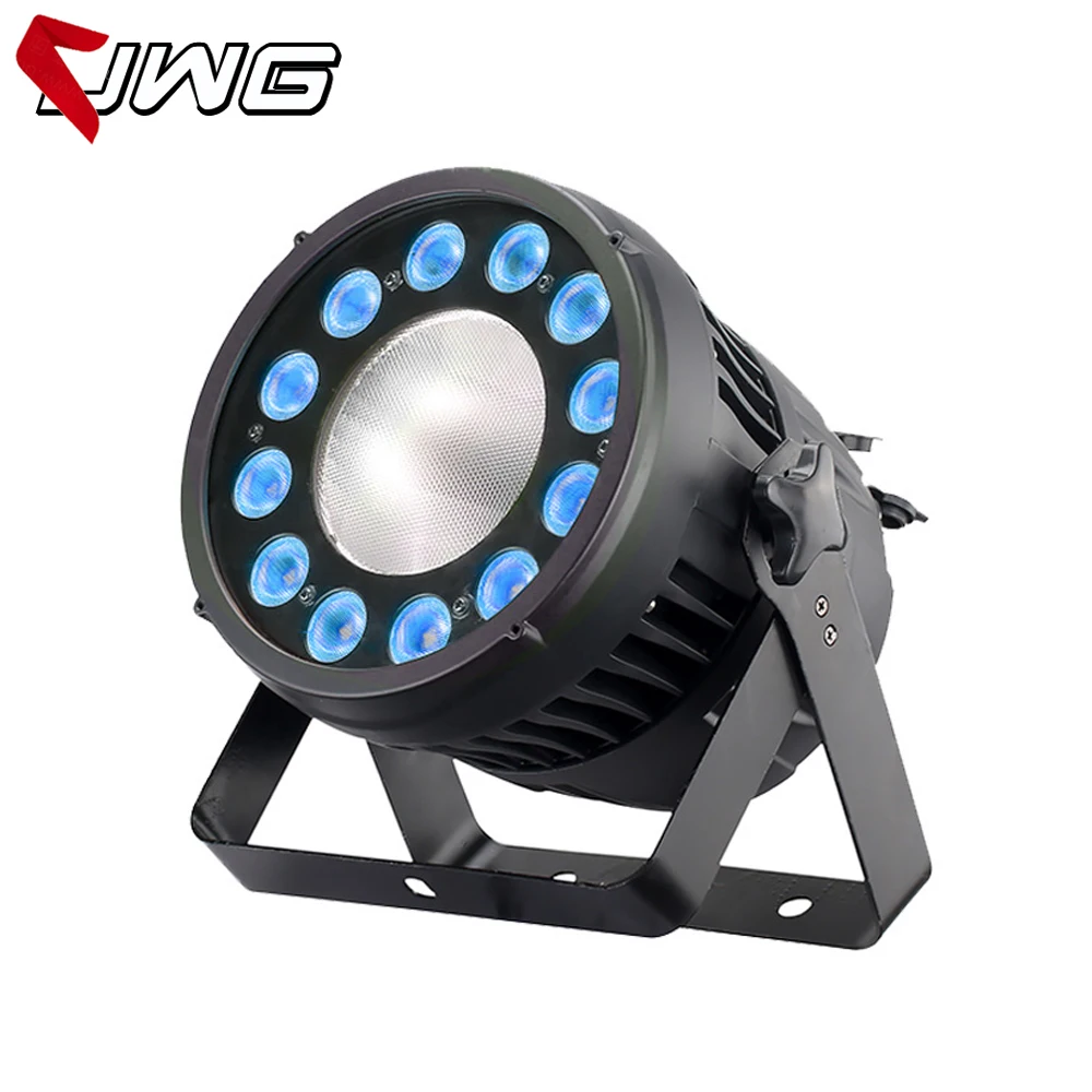 

2 шт./лот, сценическое освещение высокой яркости, LED COB 200 Вт + 12 шт., 12 Вт, RGBW, 4 в 1, Magic Par, для использования на улице