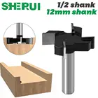 Пазовая фреза, 1 шт., 12 дюйма, 12 мм, хвостовик 4 кромки, Т-образный, деревообрабатывающий инструмент, фрезы для деревообработки, промышленный фрезерный станок