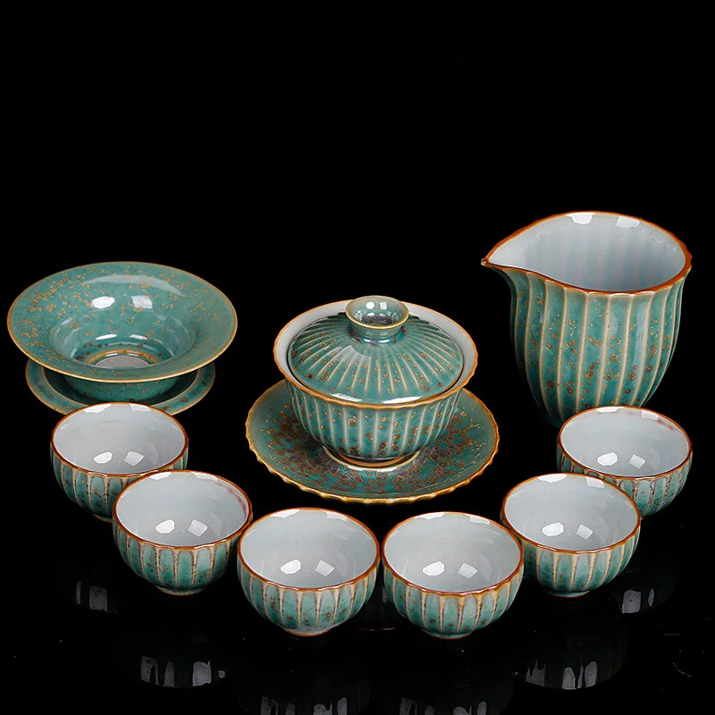 

Portable Tea Set Chinese Tea Set Porcelain Dinner Sets Luxury Modern Gong Fu Tea Set Chinese Wedding Cuenco Ceramica Home Eg50cj
