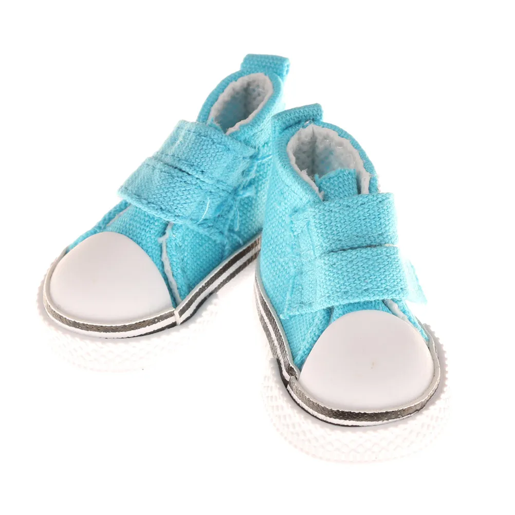 as pictures 1 пара парусиновых кроссовок 5 см для кукол Paola Reina Minifee, мини-игрушка, спортивная обувь 1/4 Bjd кукла, спортивная обувь, аксессуары для кукол, игрушки - Цвет: as pictures