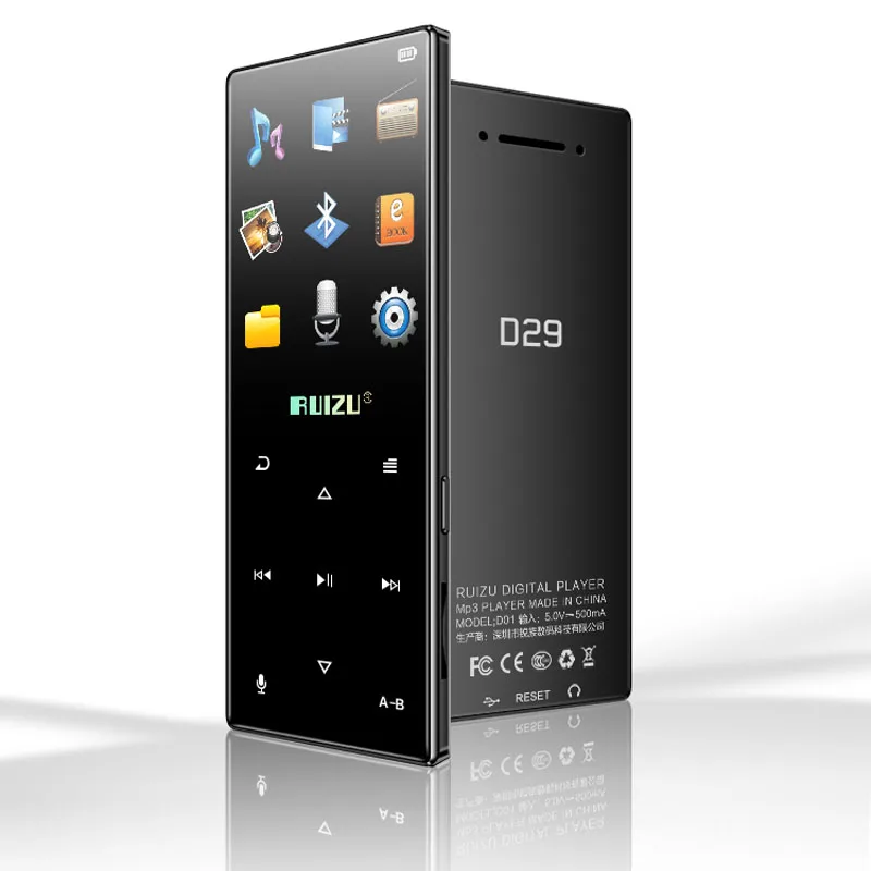 Bluetooth музыкальный MP3 RUIZU D29 плеер Портативный аудио 8 Гб со встроенным динамиком