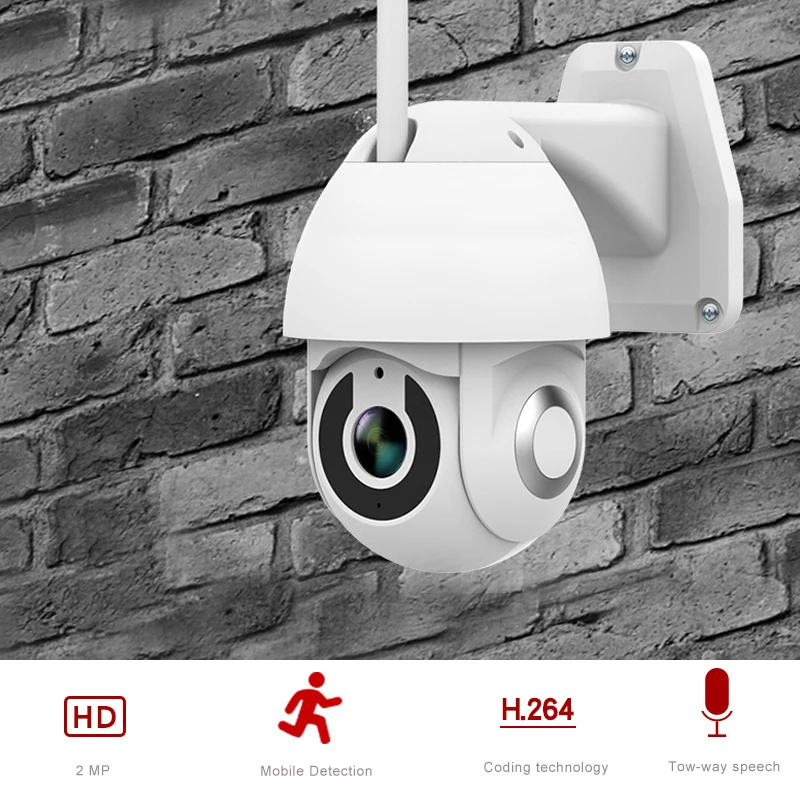Outdoor IP Camera WiFi Wireless Home Security 1080P Full HD 2MP Waterproof CCTV Support Google Alexa | Безопасность и защита
