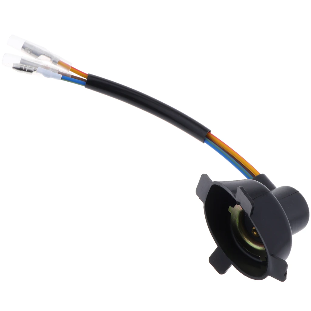 

Motorcycle Headlight Lights Socket Lamp Bracket Wire Harness Adapter for Mikuni