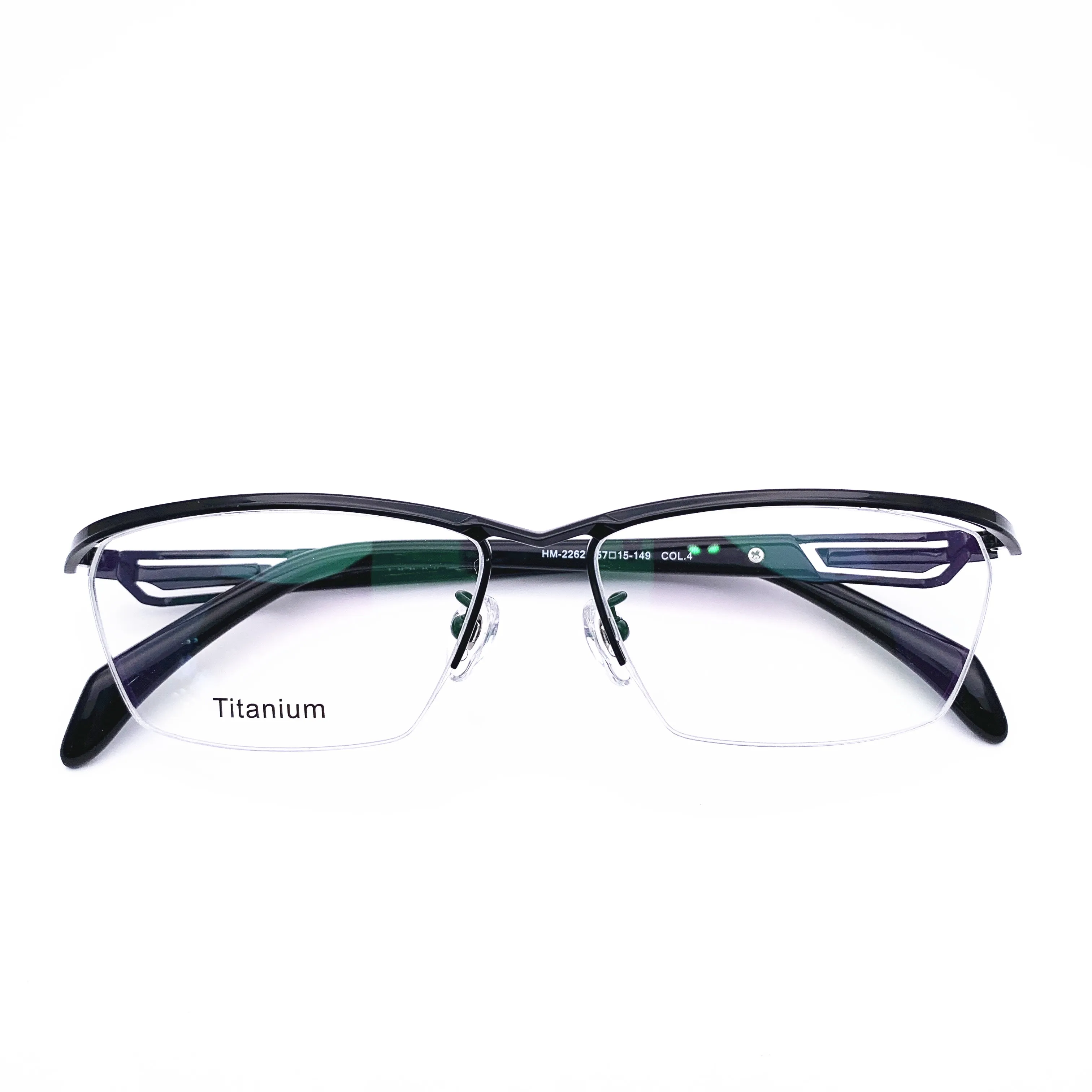 Belight Optical Japan Design Sports Business Titanium Half Rimless Frame Men Big Prescription Eyeglasses Eyewear MF1215 | Аксессуары для