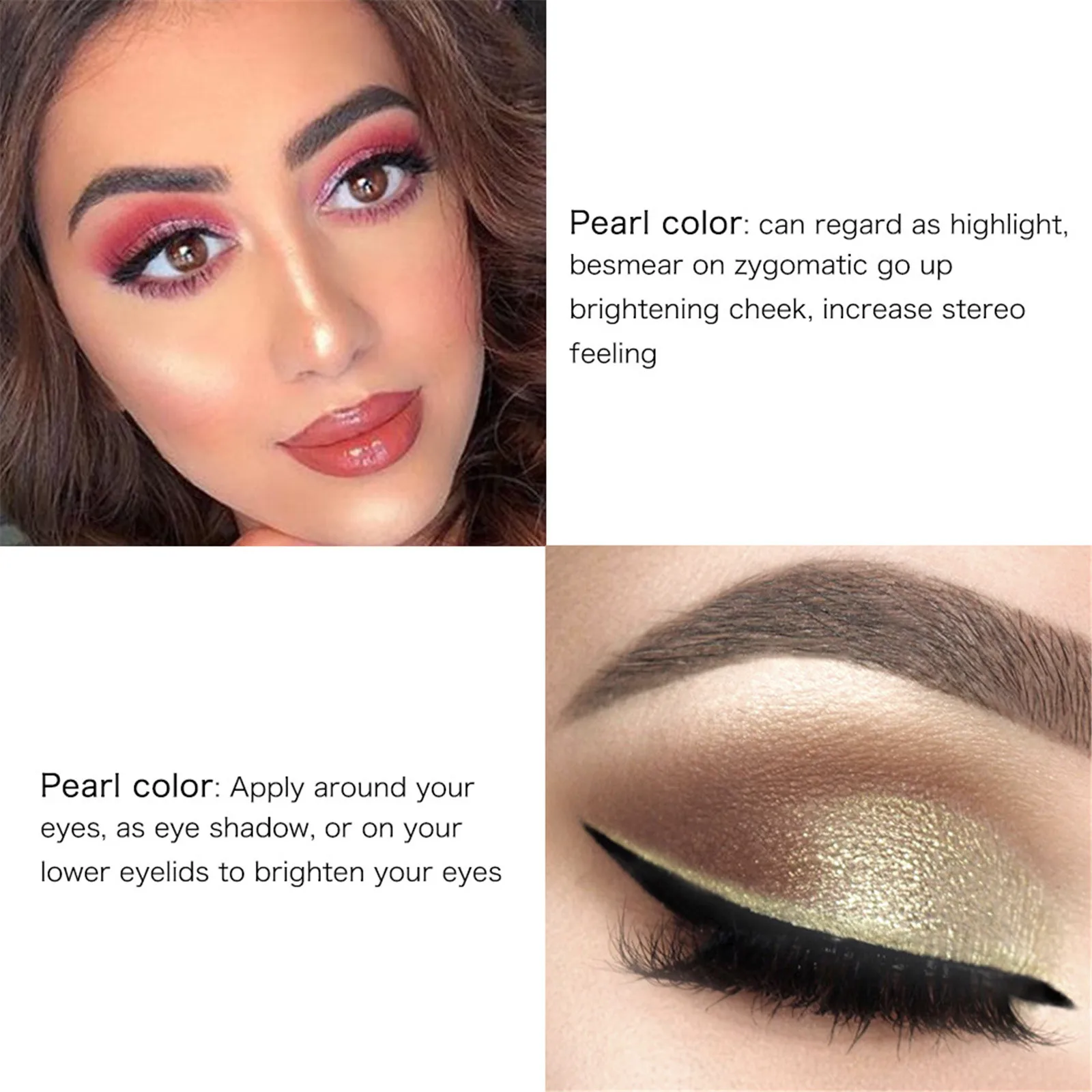 

Highlight blush High Gloss Highlight lift contouring RomanBeauty high light brightening repairing plate for eyes face and nose