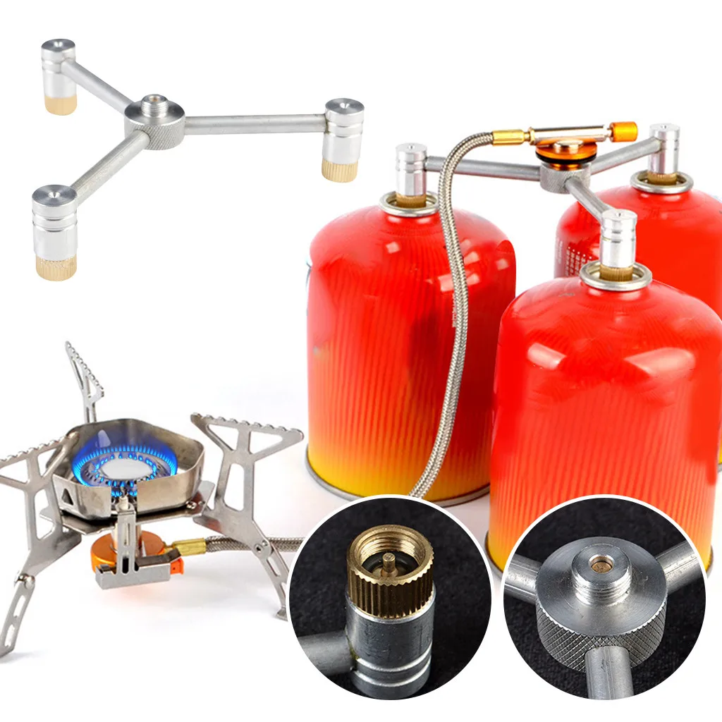 Адаптер газовой плиты для кемпинга на открытом воздухе штатив алюминиевый