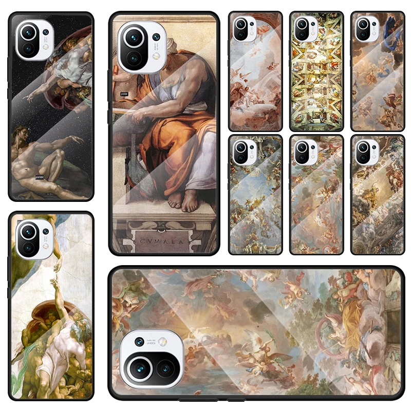 Чехол из закаленного стекла для Xiaomi Mi 9T CC9 CC9E Note 10 10T 11 11i Pro Lite Ultra