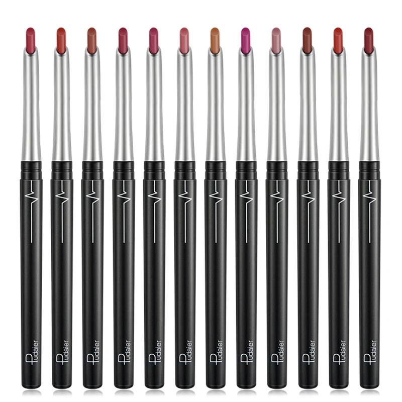 

17 Colors Long Lasting Matte Lip Liner Pencil Waterproof Easy To Wear Sexy Lips Makeup Fine Lipstick Maquiagem TSLM1
