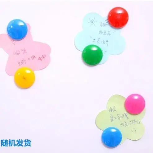 5 шт. холодильник магнитные наклейки творческий цвет круглый магнит для