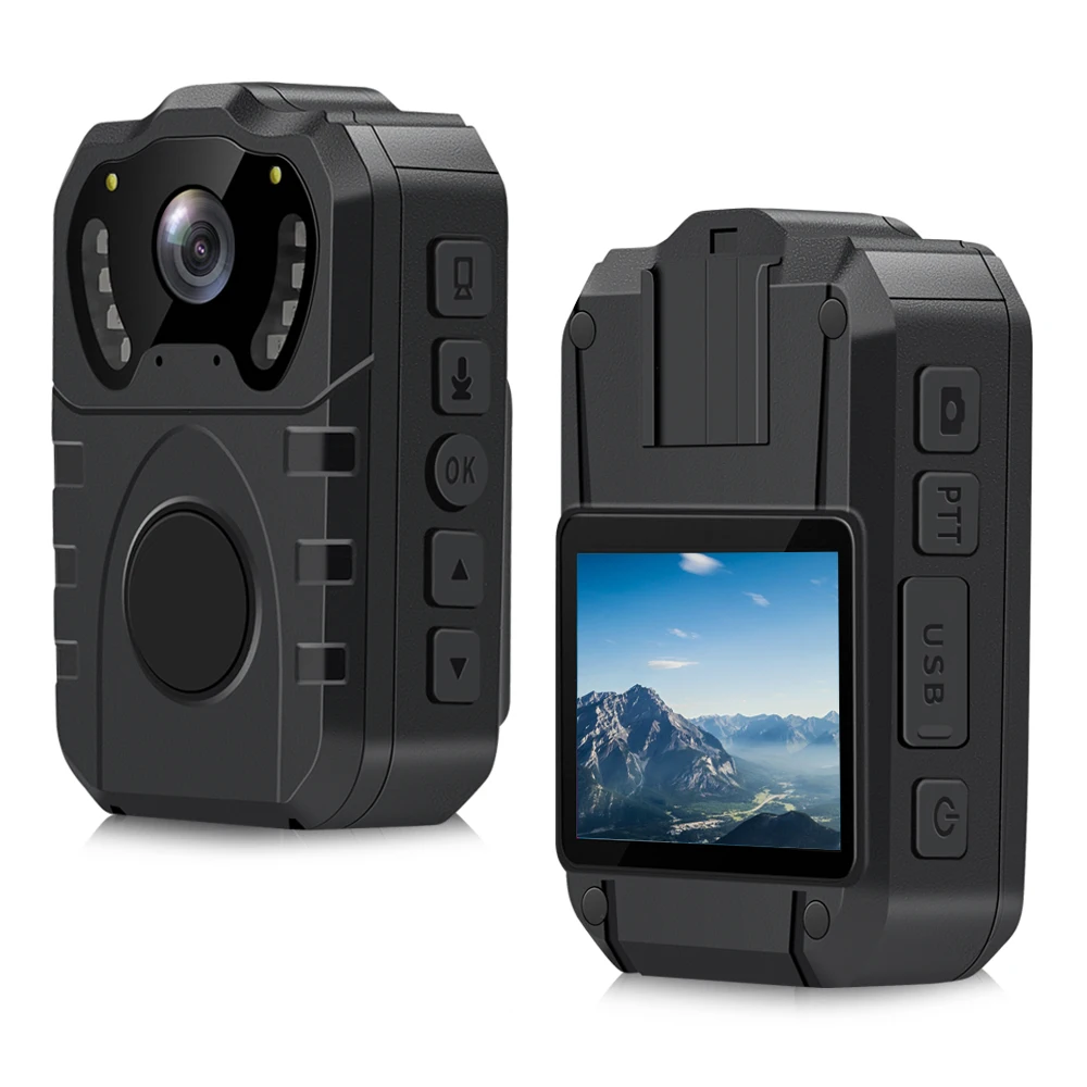 

CAMMHD DSJ-V4 Body Worn Camera,Police Body Camera with 2 Inch Display,IR Night Vision Wearable Mini body camcorder