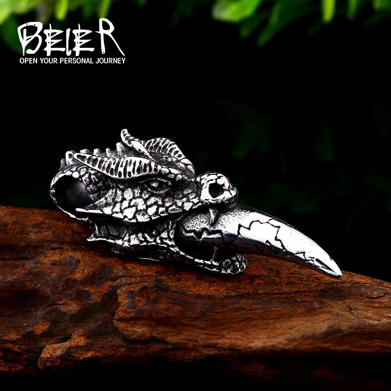 Мужская классическая дракона от BEIER изысканное украшение из нержавеющей стали 316L