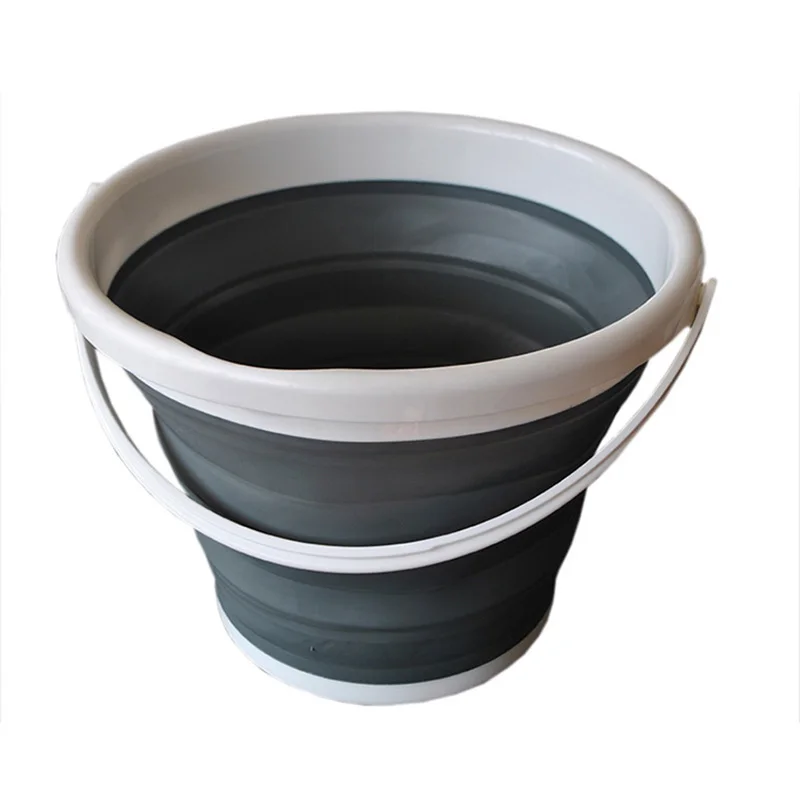 10L складное ведро для рыбалки Автомойка Открытый толстые Портативный лагерные