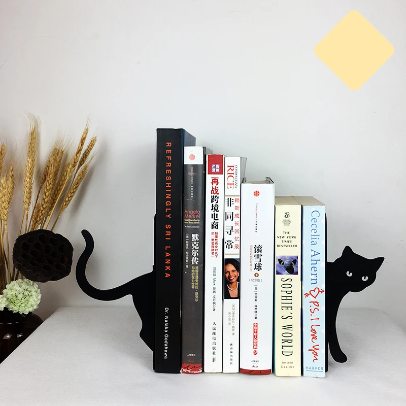 Милый Кот простой в виде книжки с подставкой рисунком школьников стенд