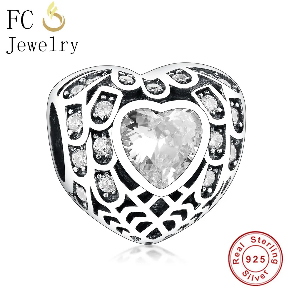 FC Jewelry подходит для оригинального бренда очаровательный браслет Pulsera 925 пробы