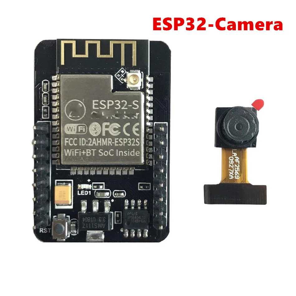 Женский модуль Wi Fi ESP32 с модулем камеры OV2640 32 битный ЦП 240 МГц 5 В Bluetooth|Запасные