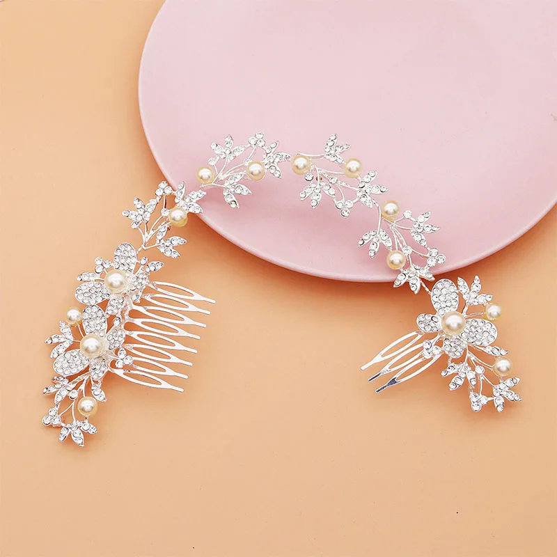 Стразы свадебные аксессуары в виде принцессы с кристаллами женские головные