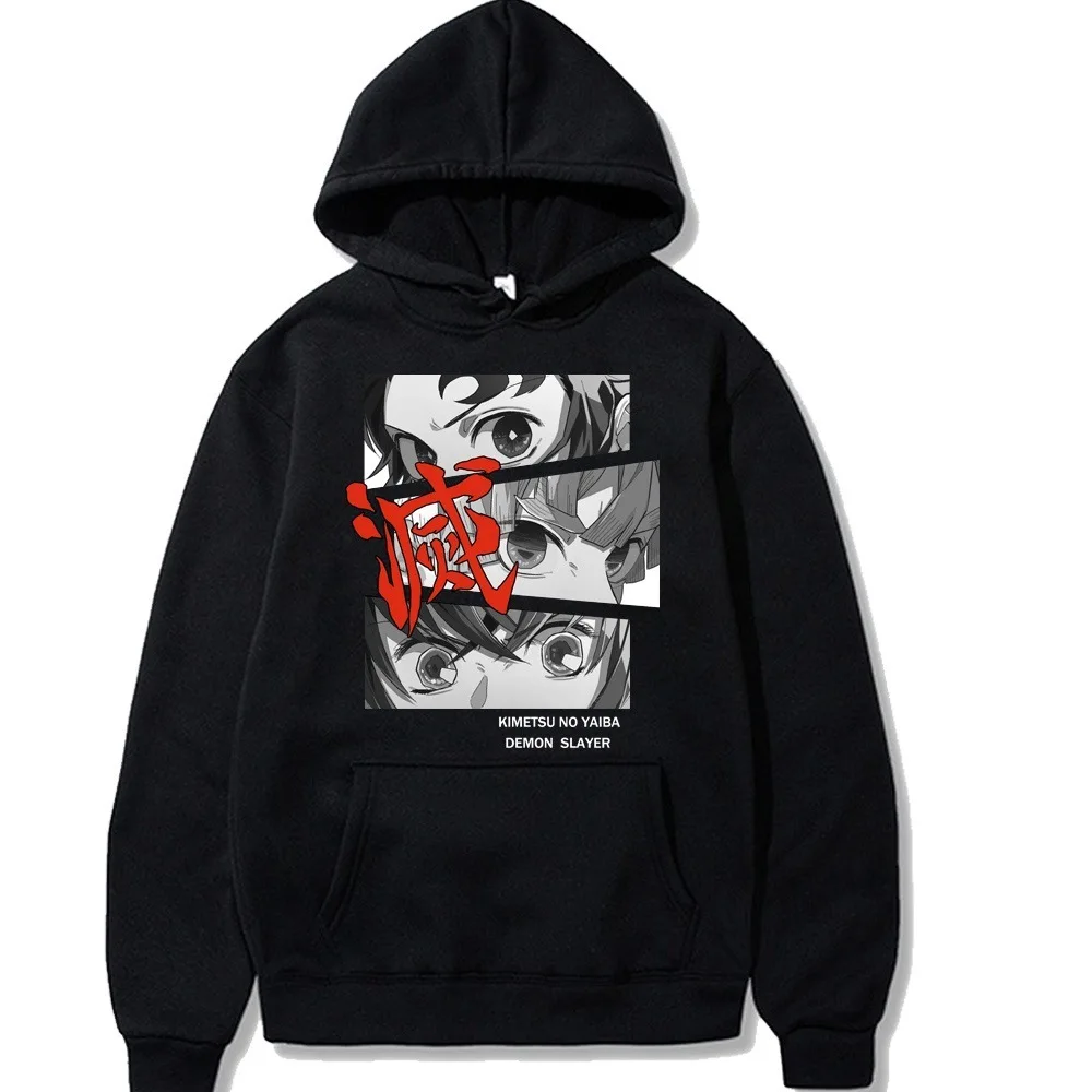 

New Spring Autumn Anime Demon Slayer Hoodies Men's hoodies Women harajuku Sweatshirt Kimetsu no Yaiba Print Casual Pullovers