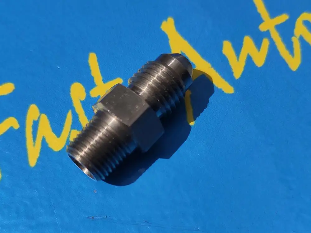 Male npt1/8 1/8 ''npt 1/8npt npt to 4an an4 an 4 male адаптер tpfe ptfe тормозной шланг фитинг|Подача и
