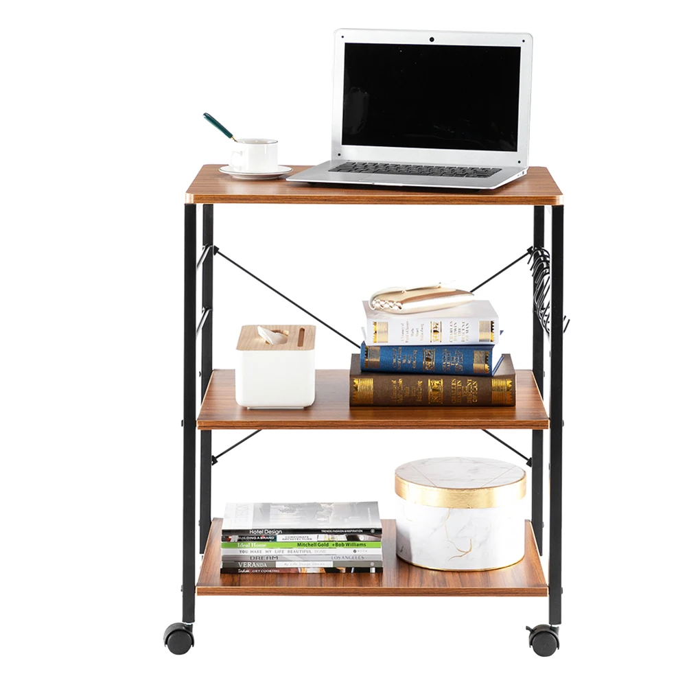 

2-Tier/3-Tier Microwave Shelf Rack Kitchen Shelf Spice Organizer Kitchen Storage Rack Bathroom Organizer Shelf Book Shoes Shelve