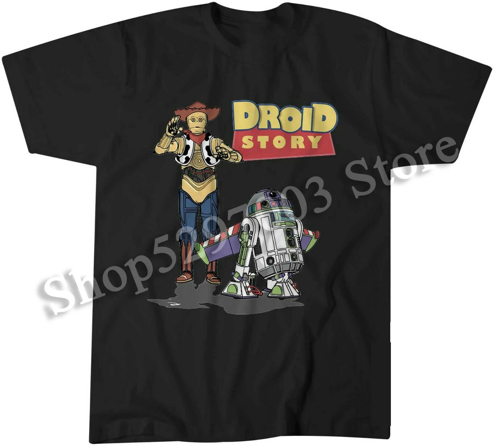 Забавная футболка Звездные войны R2 D2 История дроида 4 пародии детская с короткими