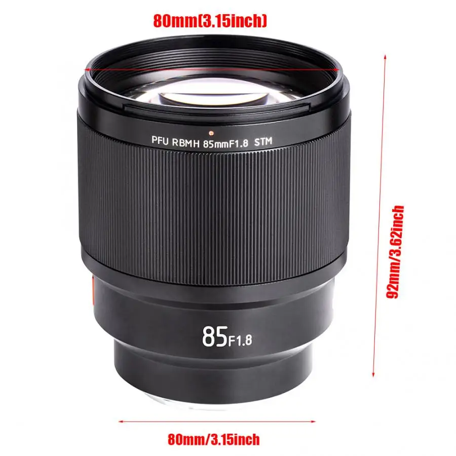 Объектив для камеры Viltrox 85 мм F1.8 STM E mount объектив с автофокусом EF полная Рамка Sony