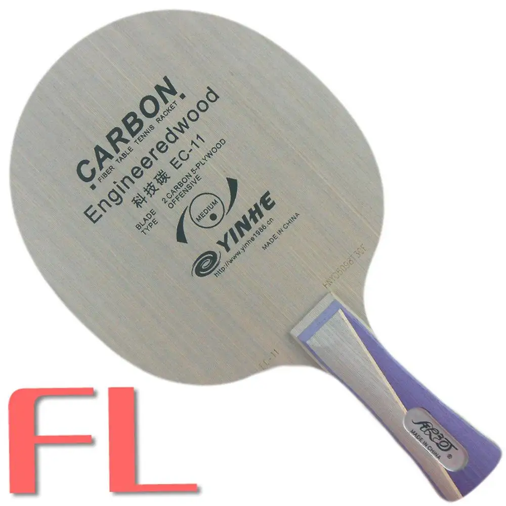 FL long handle Галактика Млечный Путь Yinhe EC-11 Карбон EC 11 EC11 двигатель дерево Вне настольный теннис лезвие для Пинг Понг Ракетки - Цвет: FL long handle