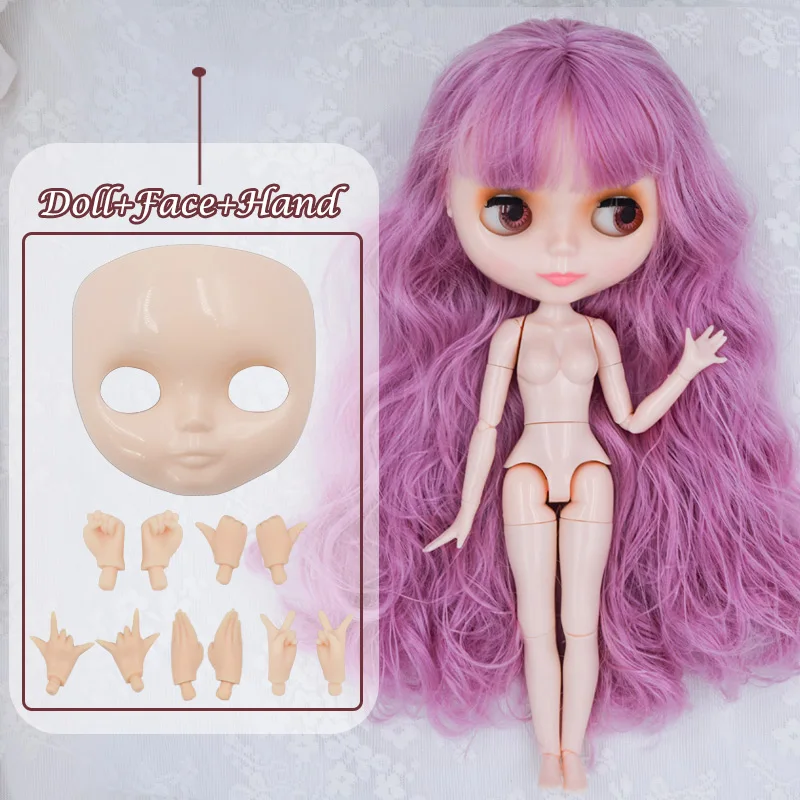FHNBL09 Neo Blyth кукла НБЛ заказной блестящее лицо, 1/6 BJD шарнирная кукла Ob24 кукла Блит для девочки, игрушки для детей NBL04 - Цвет: FHNBL09