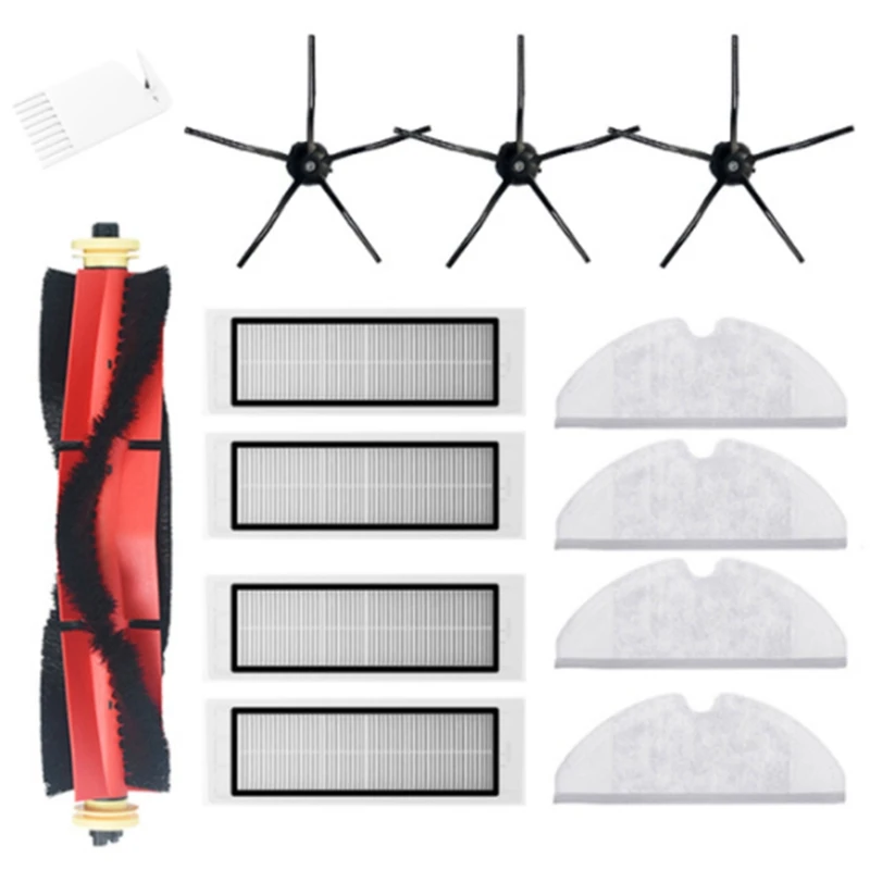 

Комплекты фильтров с пятью ручками и боковой щеткой для пылесоса Xiaomi Roborock S5 MAX S6 S60 S65 S50 E35, аксессуары, запасные части