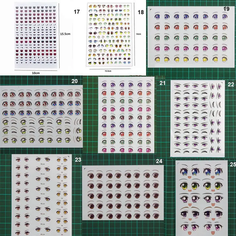 Мультяшные наклейки для глаз разные стили | Игрушки и хобби
