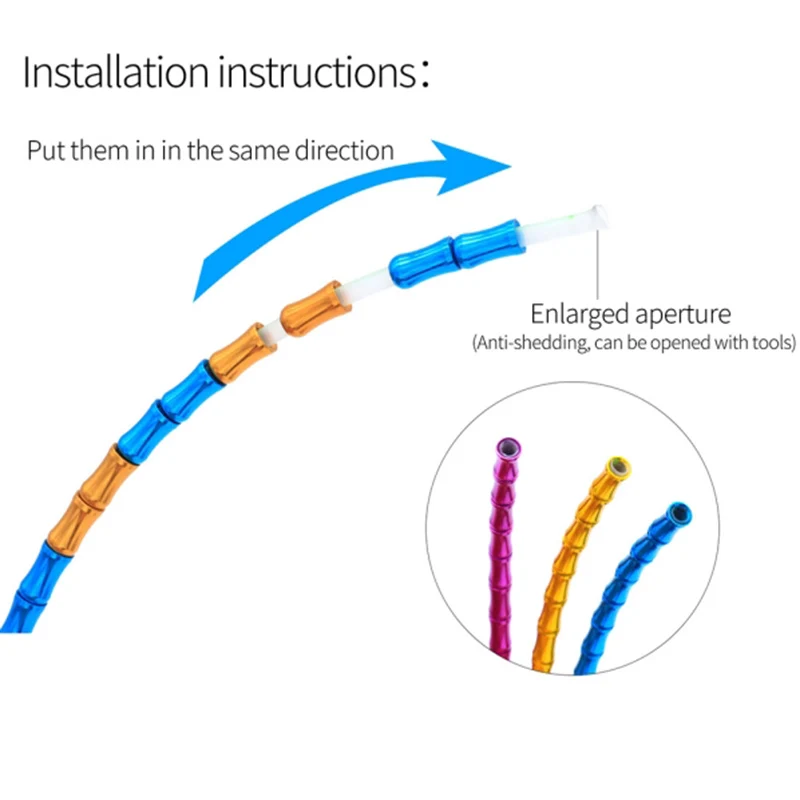 

1900mm Bicycle Brake Cable Set Derailleur Shift Housing Aluminum Alloy Links MTB Road Bike Brake Housing Shifting Wires Line