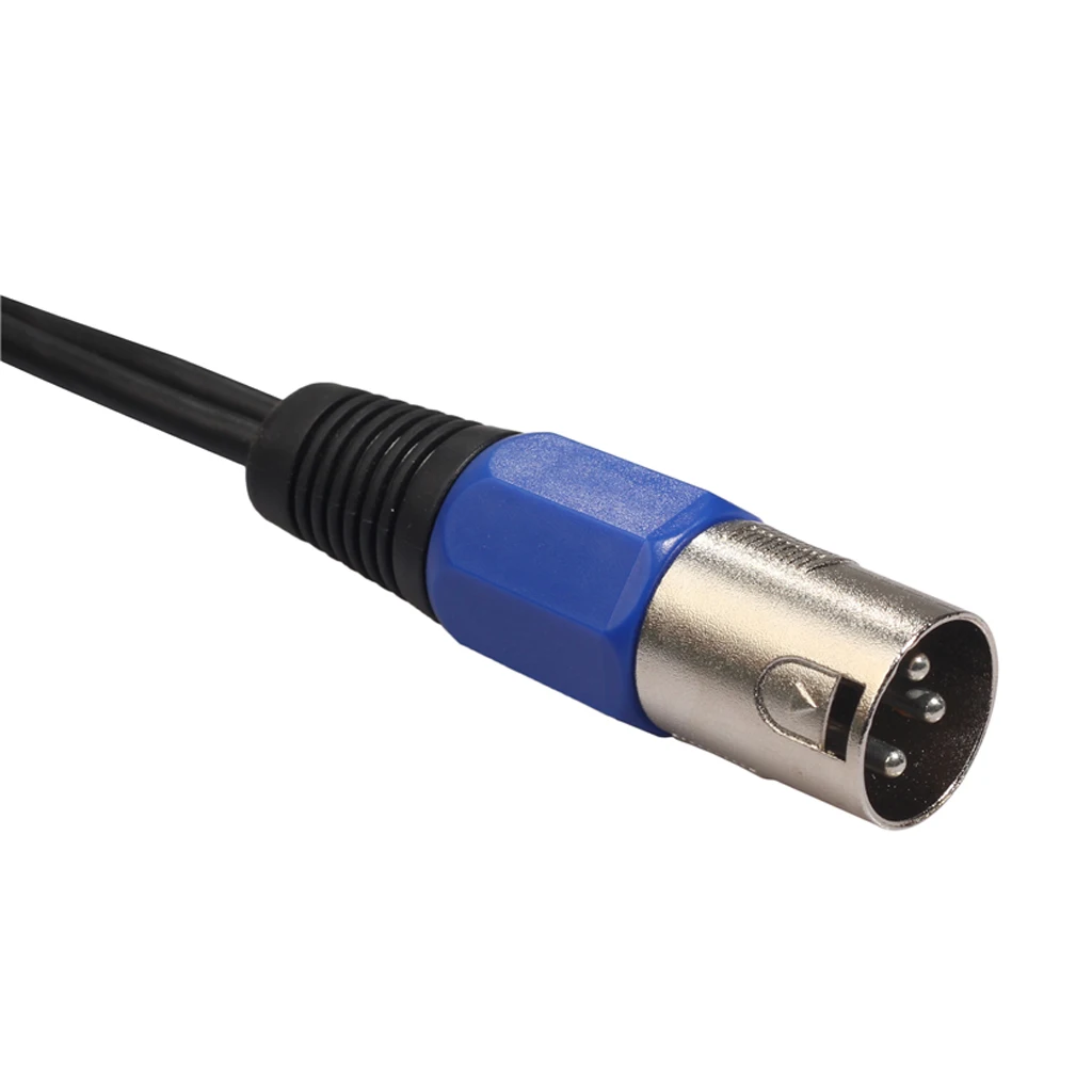 1 шт. 3pin XLR штекер Джек на 2-портный Dual Женская Y разветвитель кабеля адаптера