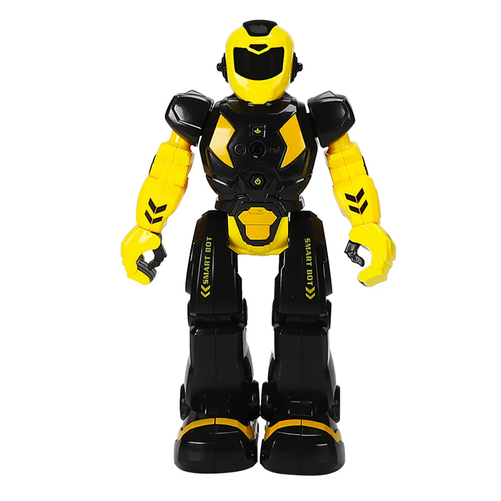 Rc Robot Smart Police Infrared Transmitter Interactive Dancing Singing And Walking Gesture Control Program Early Education Toys |