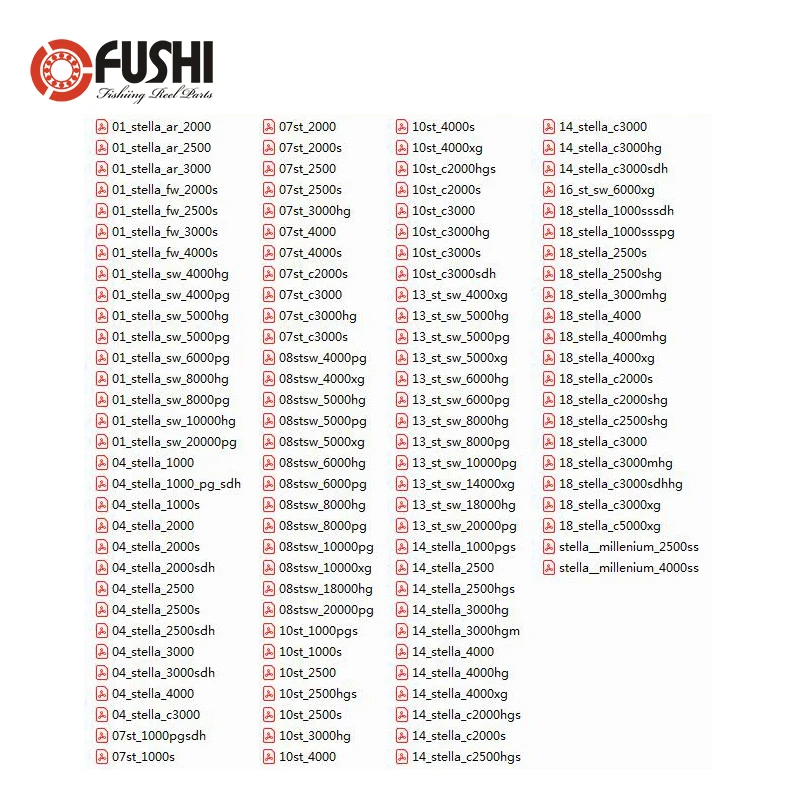 Рыболовная катушка из нержавеющей стали набор шарикоподшипников для Shimano 18 Stella